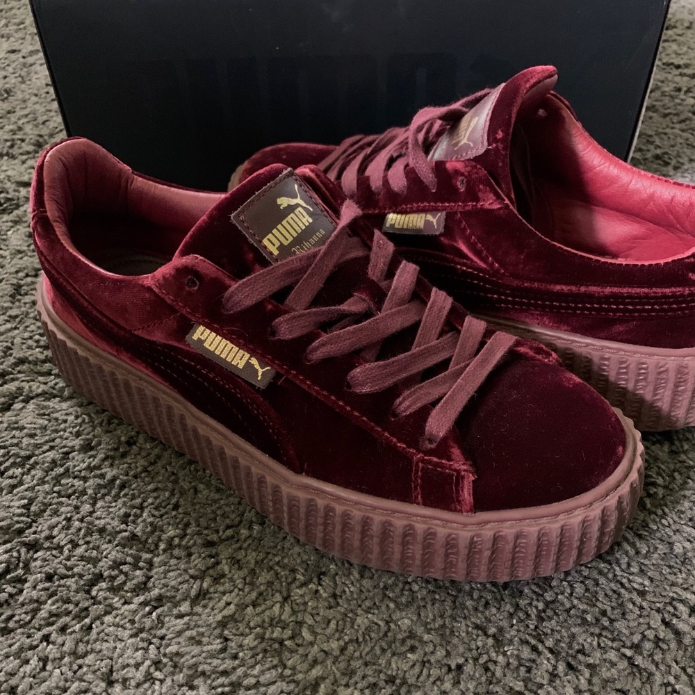 Red Velvet PUMA Creepers, FENTY by Rihanna